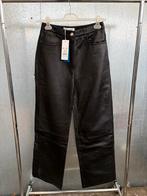 Leren broek S samsoe samsoe €500 zwart shelly, Ophalen of Verzenden, Zo goed als nieuw, Zwart, Lang