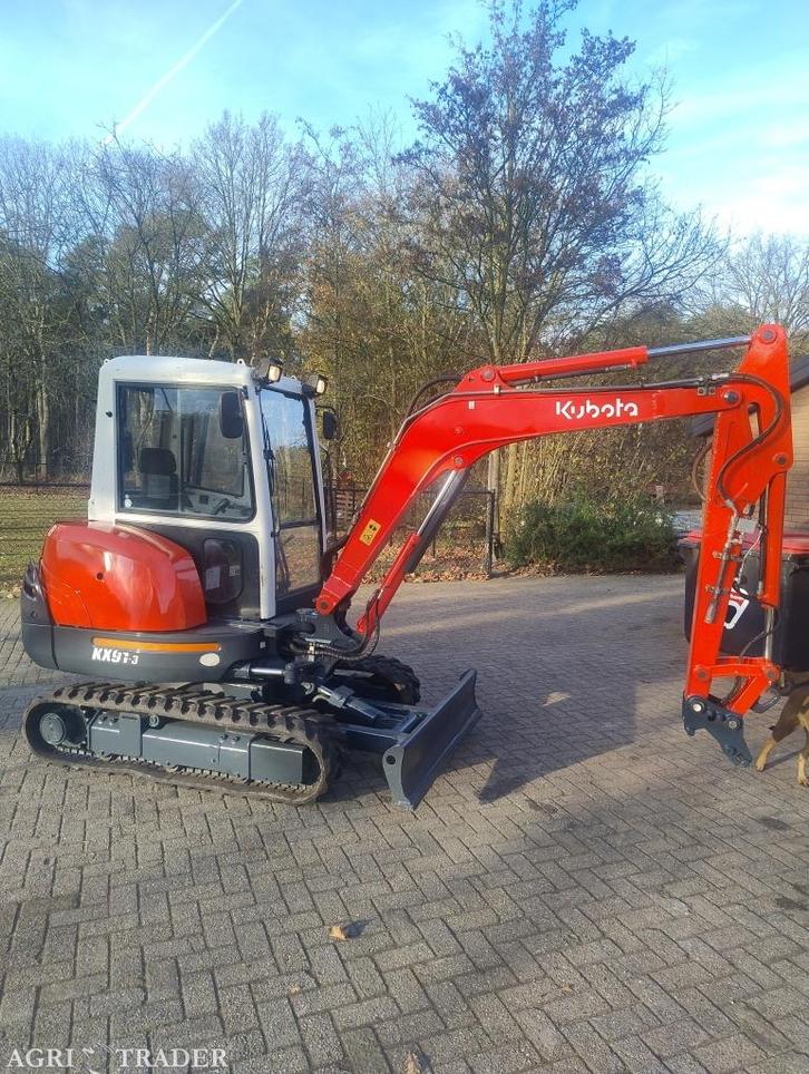 Kubota kx91-3 minigraver 3240 kg, Zakelijke goederen, Machines en Bouw | Kranen en Graafmachines, Graafmachine, Ophalen of Verzenden