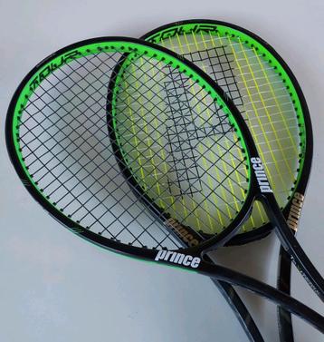 2x Prince Tour 95 Textreme L3 L4 grip - control racket beschikbaar voor biedingen