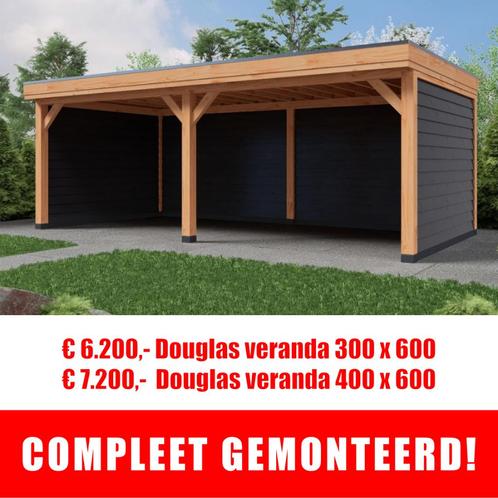 Douglas overkapping compleet geïnstalleerd | 6x3 of 6x4 m, Tuin en Terras, Overkappingen, Nieuw, Veranda, Ophalen