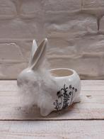 Schattige witte flower paashaas, Verzenden, Zo goed als nieuw