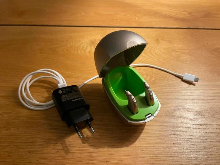 Oplaadbare Phonak Marvel (ampli-energy) hoortoestellen set, Diversen, Verpleegmiddelen, Nieuw, Ophalen of Verzenden