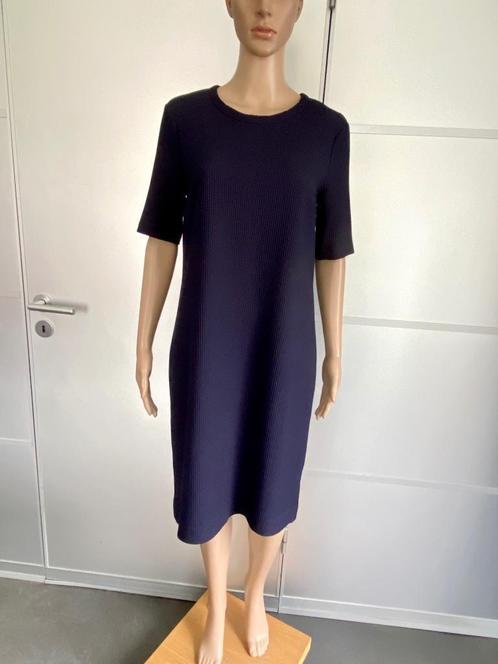 H988 Nieuw: Vanilia maat 38=M jurk jurkje donker-blauw, Kleding | Dames, Jurken, Nieuw, Maat 38/40 (M), Blauw, Knielengte, Ophalen of Verzenden