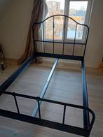 Zwart bedframe zonder lattenbodem 140x200, Ophalen, Zwart, Tweepersoons, 140 cm