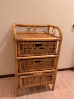 Rotan Ladekast, Huis en Inrichting, Kasten | Ladekasten, Ophalen, Overige materialen, 50 tot 100 cm, Zo goed als nieuw