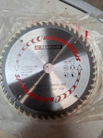Parkside Zaagblad 190mm - Nieuw! beschikbaar voor biedingen