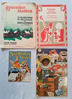 4 boekjes kerst en sinterklaas liedjes en piano bladmuziek, Verzenden