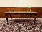 Klassiek Engels Chesterfield Schrijftafel Bureau, Antiek en Kunst, Ophalen