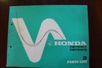 HONDA CB750 K7 K8 1978 parts list CB 750, Motoren, Handleidingen en Instructieboekjes, Honda