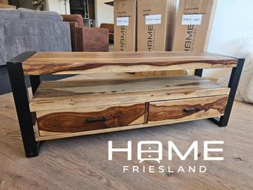 TV-Meubel - Mango hout & Staal beschikbaar voor biedingen