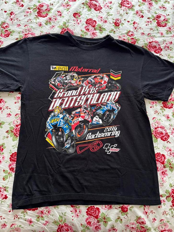 MotoGP Sachsenring Duitsland 2014 heren tshirt, Kleding | Heren, T-shirts, Zo goed als nieuw, Maat 52/54 (L), Zwart, Ophalen of Verzenden