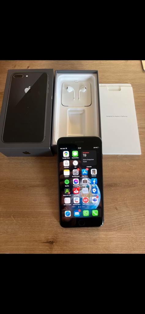 iPhone 8 Plus 256GB, Telecommunicatie, Mobiele telefoons | Apple iPhone, Gebruikt, 256 GB, Zonder simlock, iPhone 8 Plus, Zwart