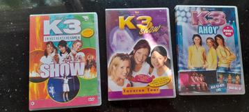 Te koop: K3 DVD's - Show, Toveren Tour, Ahoy beschikbaar voor biedingen