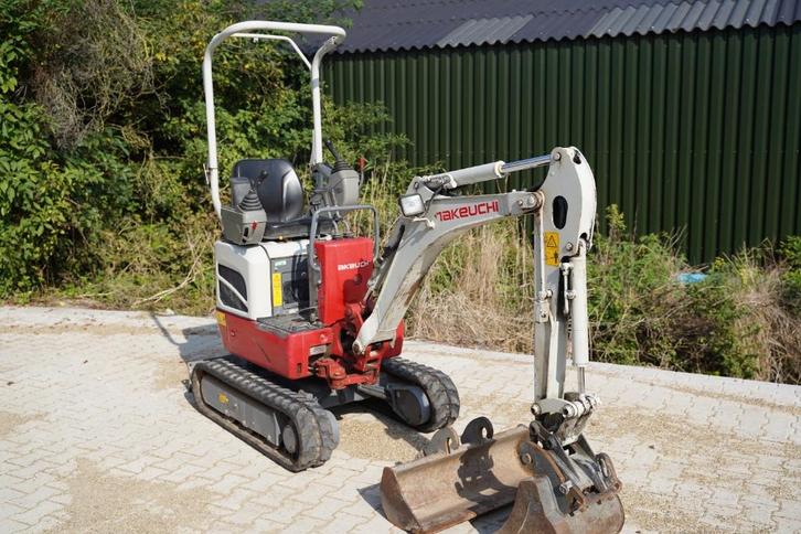 Graafmachine Takeuchi 1 ton, Diensten en Vakmensen, Verhuur | Gereedschap en Machines