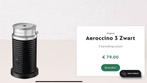Melkopschuimer Nespresso zwart, Ophalen of Verzenden, Nieuw