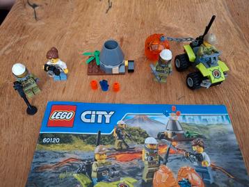 Lego 60120 vulkaan. beschikbaar voor biedingen