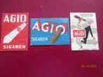 Lucifer Etiketten  Agio Sigaren 3 Stuks, Verzamelen, Ophalen of Verzenden, Gebruikt, Luciferdoosjes of -merken