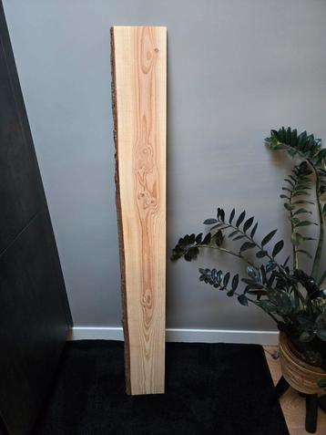 Boomstam/schaaldeel wandplank met schors 162 cm lang beschikbaar voor biedingen