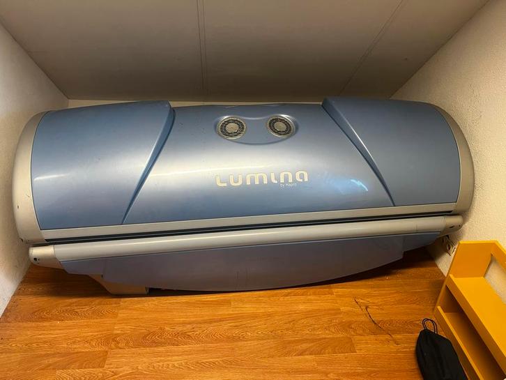 Hapro Lumina Zonnebank Dubbelzijdig, Witgoed en Apparatuur, Zonnebanken en Gezichtsbruiners, Gebruikt, Zonnebank dubbelzijdig