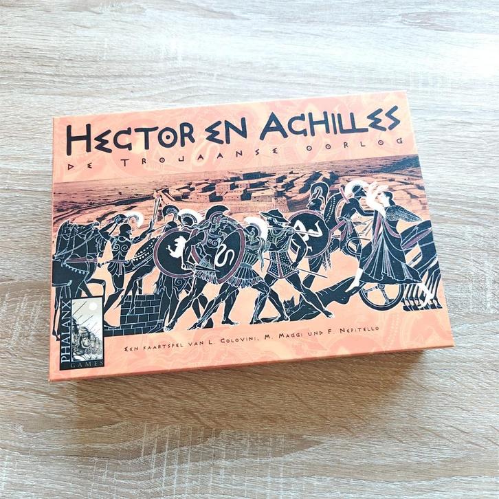 Hector en Achilles (NL), Hobby en Vrije tijd, Gezelschapsspellen | Kaartspellen, Gebruikt, Een of twee spelers, Ophalen of Verzenden