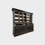 Grutterskast apothekerskast zwart vintage buffetkast teak, 200 cm of meer, Teakhout, Ophalen of Verzenden, Zo goed als nieuw