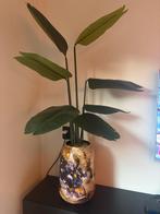 Strelitzia Nicolai (kunstplant) in TS pot, Huis en Inrichting, Kamerplanten, 100 tot 150 cm, Overige soorten, In pot, Groene kamerplant