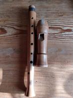 Twee stuks Aura houten blokfluit. En kunststof blokfluit., Ophalen of Verzenden, Gebruikt, Sopraan of Sopranino