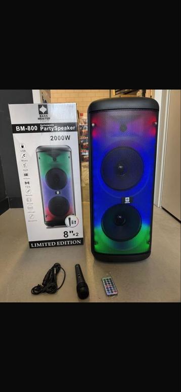 Bass Meister BM-800 Party Speaker 2000W beschikbaar voor biedingen