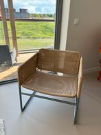 Rotan Stoel - Stijlvol en Comfortabel, Huis en Inrichting, Stoelen, Ophalen, Gebruikt, Bruin, Metaal
