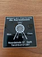 1770 Sticke Biljart en Dartcafé de Karseboom Delft Nico Clar, Ophalen of Verzenden, Overige typen