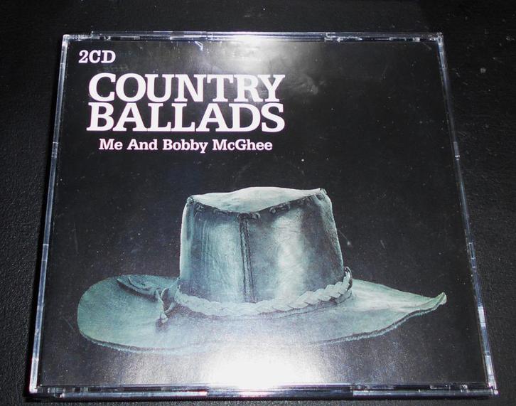 2- CD COUNTRY BALLADS - My And Bobby McGhee, Cd's en Dvd's, Cd's | Country en Western, Gebruikt, Ophalen of Verzenden
