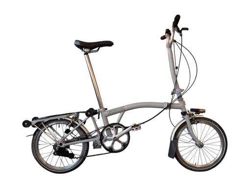 Brompton vouwfiets, 6 versnellingen, 1 jaar garantie., Fietsen en Brommers, Fietsen | Vouwfietsen, Zo goed als nieuw, Brompton