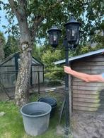 Gietijzeren lantaarn, Tuin en Terras, Buitenverlichting, Ophalen, Staande lamp, Zo goed als nieuw, 50 tot 250 watt