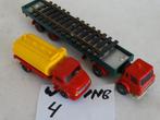 HO set 4 : Wiking: 1 x tankwagen & 1 x trekker met oplegger., Hobby en Vrije tijd, Modeltreinen | H0, Overige merken, Gelijkstroom of Wisselstroom