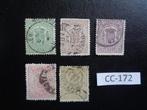 nl - rijks wapenschildjes 1869 (cc-172), Ophalen of Verzenden, T/m 1940, Gestempeld