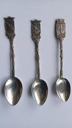 3 Antieke lepeltjes: Batavia, Bandoeng, Soerabaja, Antiek en Kunst, Ophalen of Verzenden