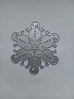 Stans / snijmal: cirkel van sneeuwpoppen - kerst, Verzenden, Nieuw, Kerst, Pons of Mal