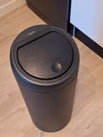 Brabantia afvalbak, touch bin 30 liter, zwart matt, Ophalen, Zo goed als nieuw