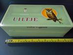 Uiltje Sigarenblik groot, Verzamelen, Blikken, Ophalen of Verzenden, Gebruikt, Overige