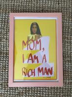 Poster Cher A4 ‘mom, I am a rich man’, Ophalen, Minder dan 50 cm, Zo goed als nieuw, Foto of Poster