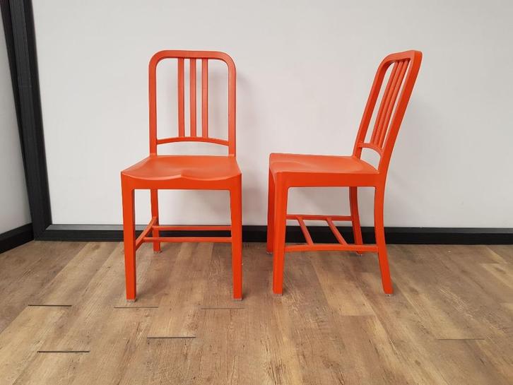 Emeco navy chair 111 Coca cola recycle (Oranje), Huis en Inrichting, Stoelen, Nieuw, Eén, Overige kleuren, Ophalen of Verzenden