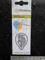 CRAFT EMOTIONS BALLON DIES SNIJMAL FRAMELITS KAARTEN MAKEN, Ophalen of Verzenden, Nieuw, Overige thema's, Pons of Mal