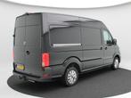 Volkswagen Crafter 35 2.0 TDI 140PK L3H3 Exclusive | V-62-KR, Auto's, Bestelauto's, Stoelverwarming, Stof, Zwart, 4 cilinders