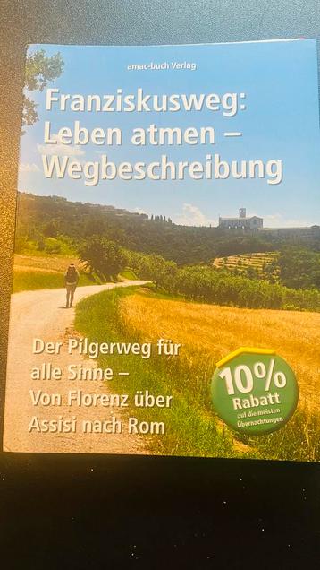 Franciscusweg: Wandelgids Florence-Rome (Duits) beschikbaar voor biedingen