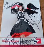 Fotokaart Nina Hagen met originele handtekening, Ophalen of Verzenden, Nieuw, Foto of Kaart