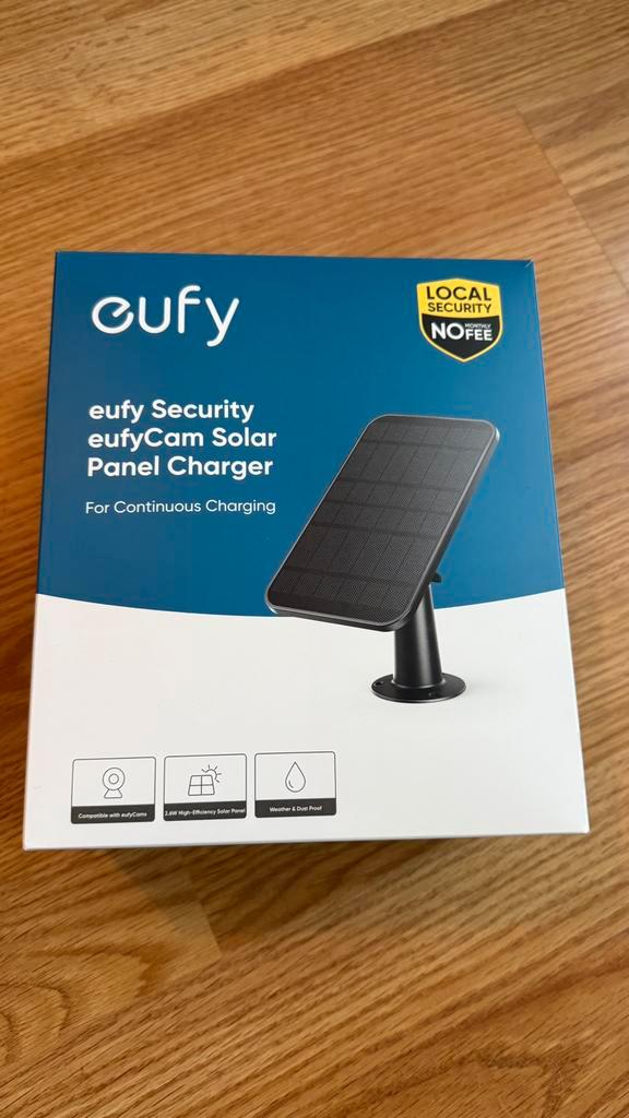 Eufy Security Zonnepaneel (Solar Panel), Audio, Tv en Foto, Videobewaking, Nieuw, Ophalen of Verzenden
