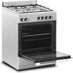 Everglades evck 6011 gasfornuis rvs met bon !, Witgoed en Apparatuur, Zo goed als nieuw, Gas, Vrijstaand, 85 tot 90 cm