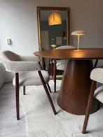 Stoelen Eettafel hout japandi walnoot bruin teddy beer stof, Huis en Inrichting, Stoelen, Japandi, Bruin, Nieuw, Ophalen of Verzenden