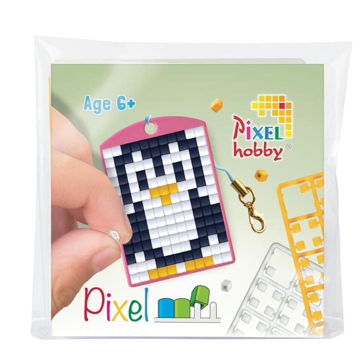 Pixelhobby medaillon startset pinguïn sleutelhanger 23104, Hobby en Vrije tijd, Knutselen, Nieuw, Materiaal, Ophalen of Verzenden