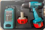 Makita Accuboormachine 2 Accu's/Oplader, Doe-het-zelf en Verbouw, Gereedschap | Boormachines, Ophalen, Gebruikt, Variabele snelheid